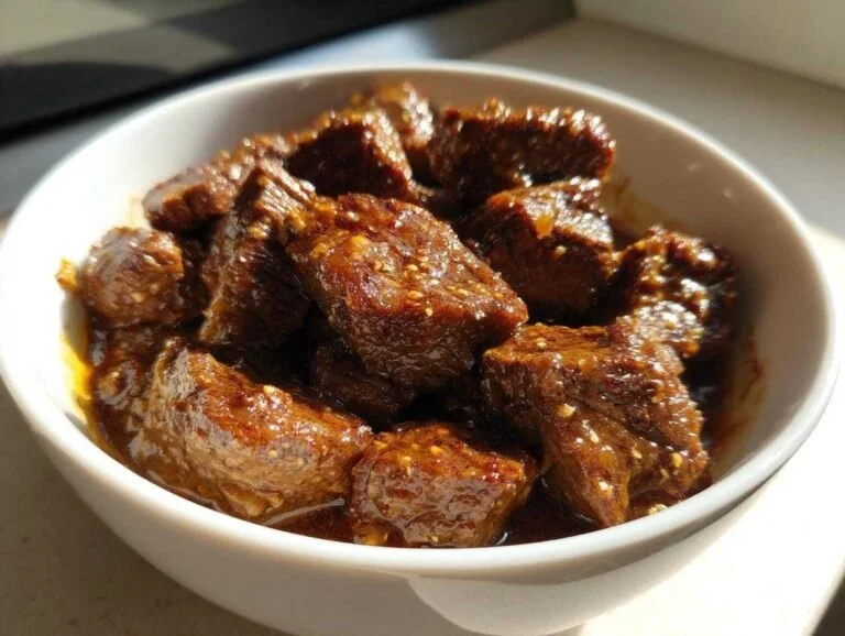 Delicious crockpot steak melts served with melted cheese and toppings