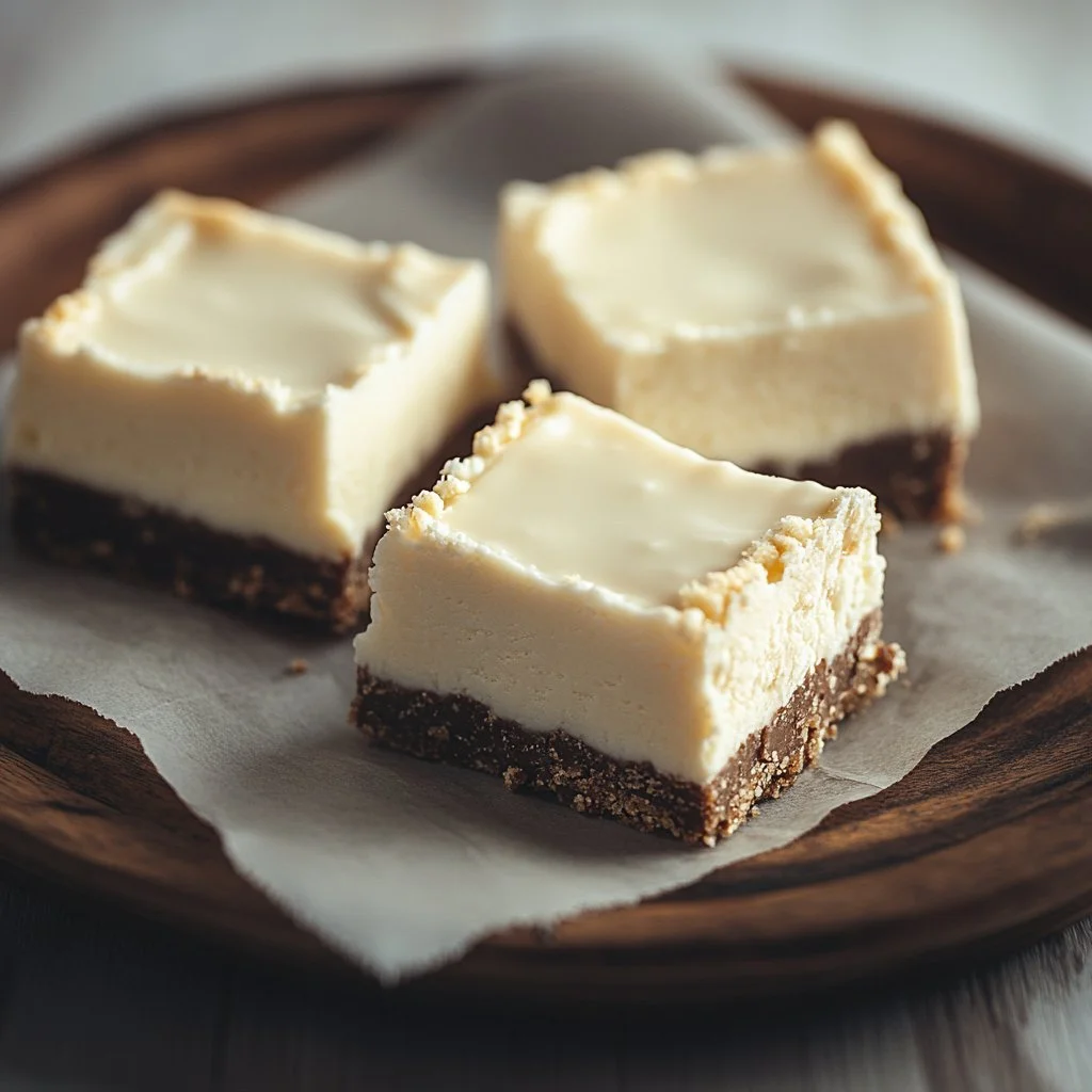 Delicious cheesecake fudge dessert with a creamy texture and sweet topping.