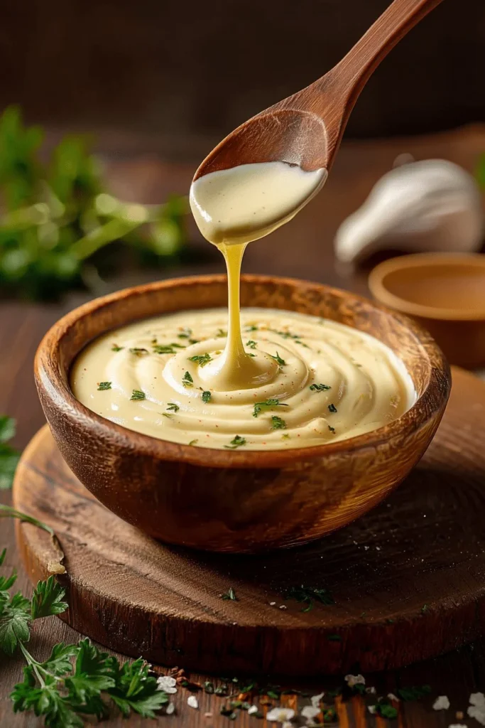 Delicious homemade Baja Sauce for tacos and burritos