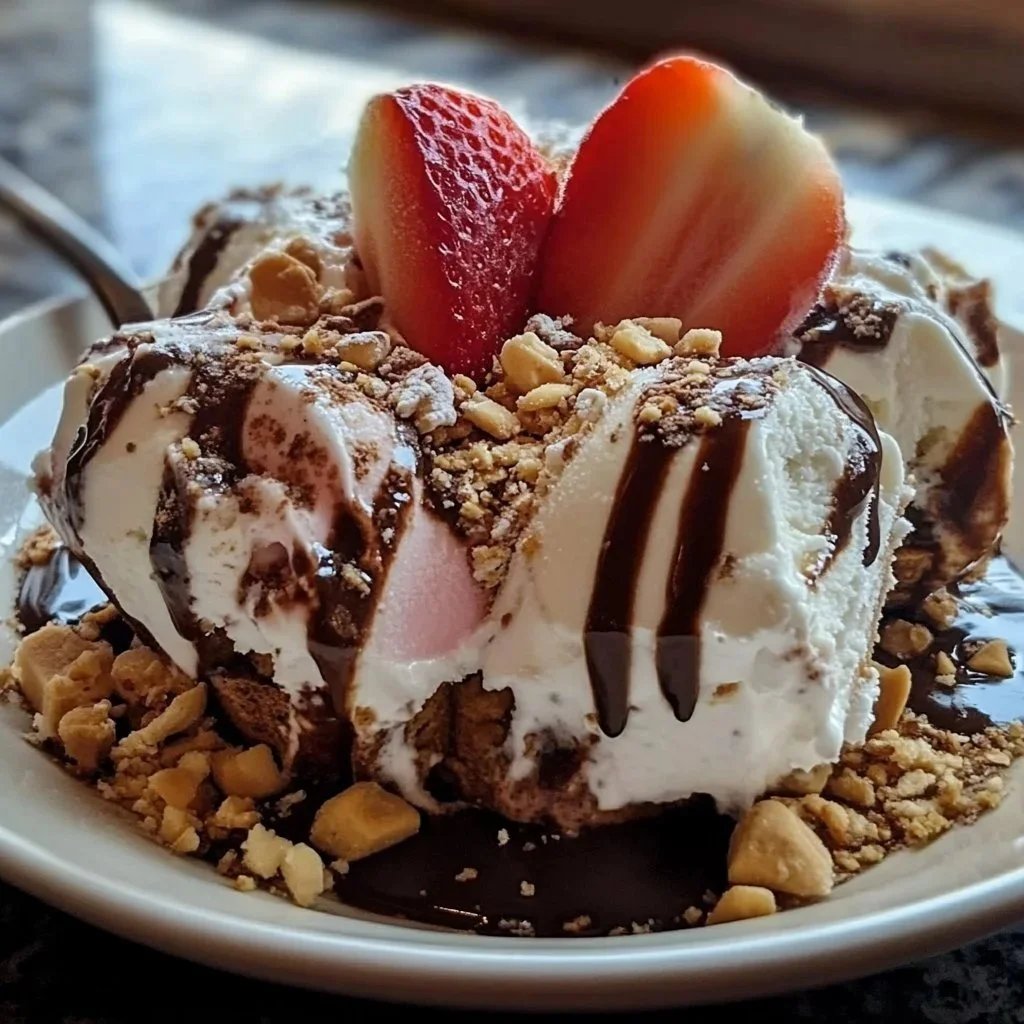 A colorful DIY ice cream bar setup with various toppings and scoops