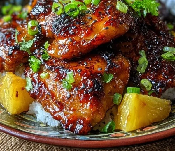 Delicious Huli Huli Chicken grilled to perfection with Hawaiian flavors.