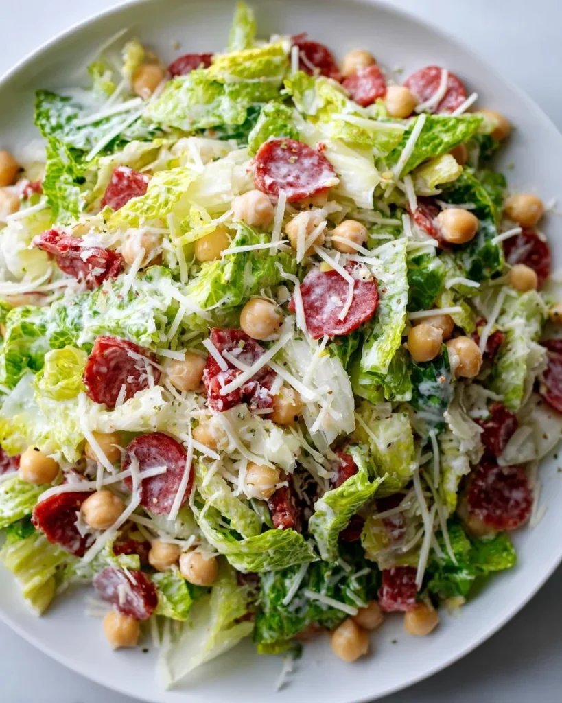 A vibrant Scala Chopped Salad featuring fresh vegetables and dressing