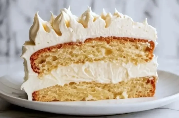 Delicious Chantilly Cream topping on a dessert