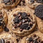 Delicious Chocolate Chip Oreo Cookies on a plate