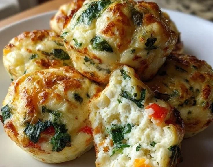 Delicious and nutritious Egg White Bites served on a plate for a healthy snack.