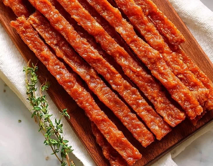 Healthy ground turkey jerky snack in a vibrant package