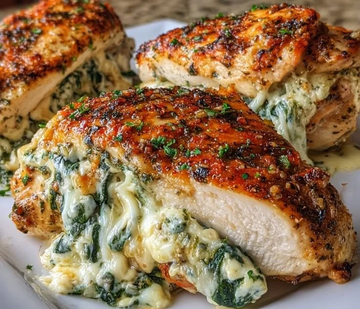 Deliciously stuffed chicken dish inspired by Ruth’s Chris recipe