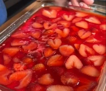 Delicious Strawberry Pretzel Salad with a crunchy pretzel crust and creamy filling