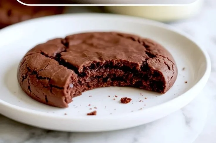 Delicious sugar free chocolate cookies on a plate