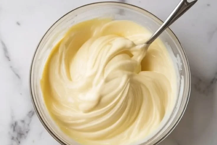 Delicious Bavarian Cream dessert served in a decorative dish