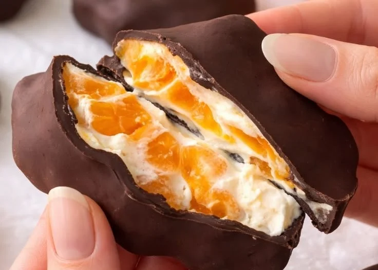 Homemade Chocolate Orange Energy Bites with chocolate and orange zest