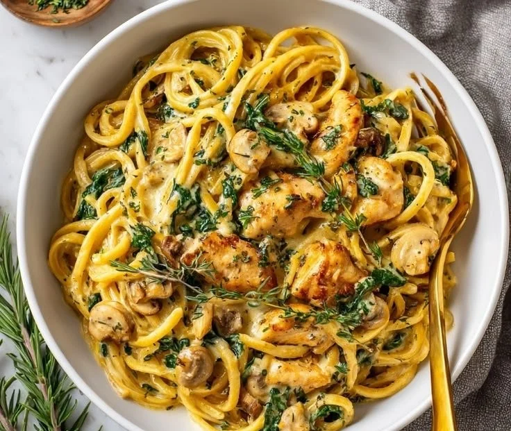 Dairy-Free Marry Me Chicken made in a pressure cooker, served on a plate.