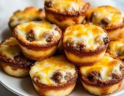 Delicious homemade McGriddle Bites ready to be enjoyed for breakfast