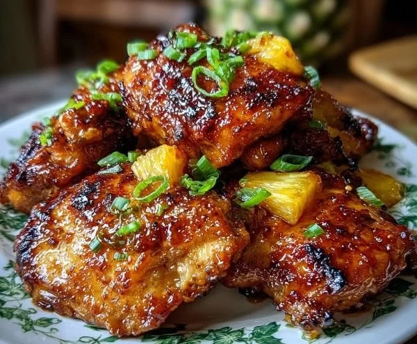 Huli Huli Chicken marinated and grilled, showcasing the Hawaiian culinary delight.