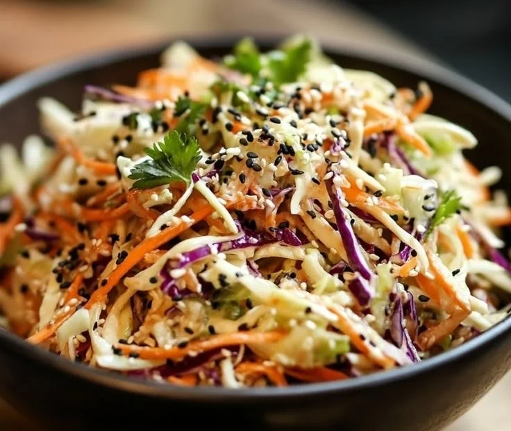 Delicious Japanese Cabbage Salad made in the pressure cooker.