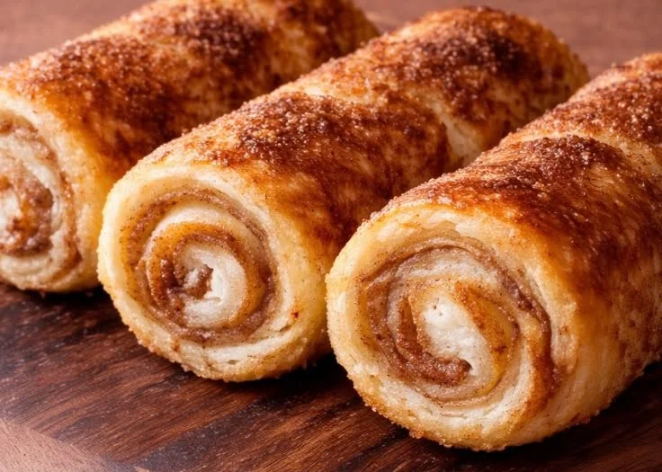 Delicious Keto Cinnamon Cream Cheese Roll Ups ready to be served.