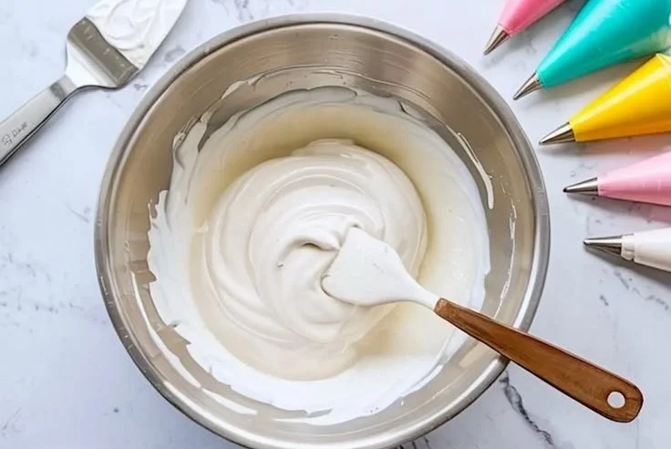 Homemade sugar cookie icing for decorating cookies and sweet treats
