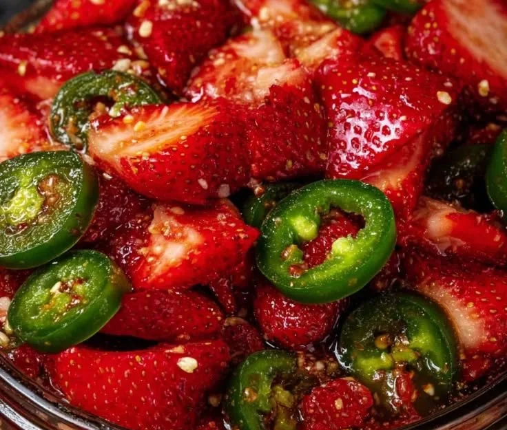 Delicious Cowboy Strawberry Jalapeño dish showcasing sweet and spicy flavors