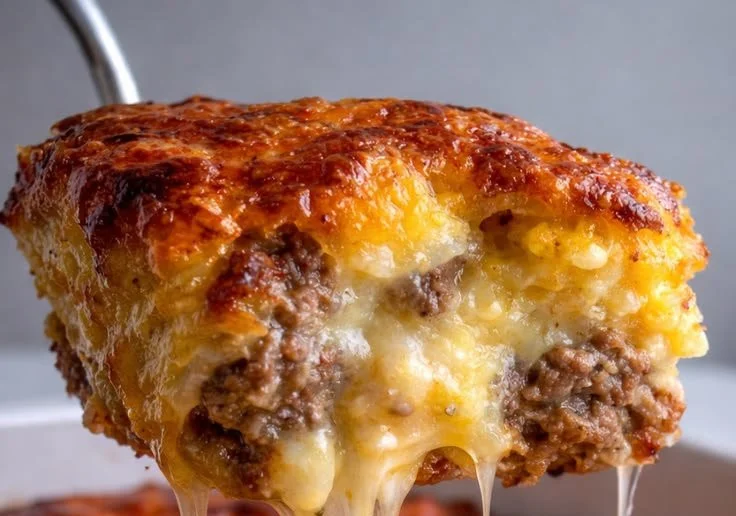 Dolly Parton's easy 5-ingredient casserole served in a dish