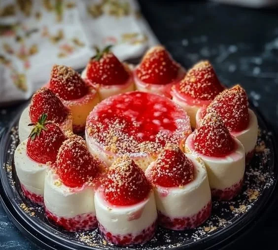 Easy cheesecake deviled strawberries recipe for a delicious dessert.