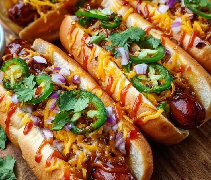 Firecracker hot dogs recipe with sweet and spicy flavor kick