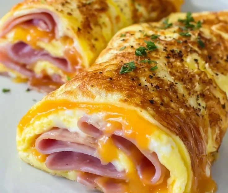 Low carb breakfast roll ups with healthy fillings wrapped in a tortilla