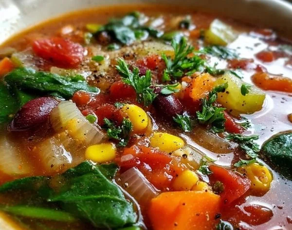 Delicious bowl of Million-Dollar Soup featuring fresh ingredients and vibrant colors