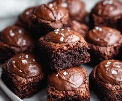 Mini chocolate dessert brownie bites for a delicious treat