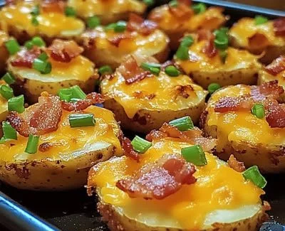 Crispy bacon cheese bites served on a platter, ideal party snack.