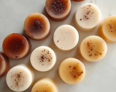 Exfoliating sugar scrub bars for smooth and glowing skin.