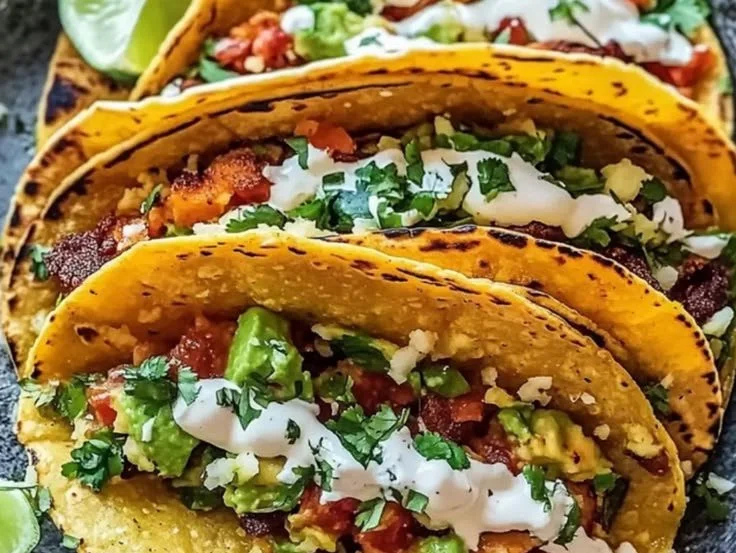 Irish Tacos topped with creamy mashed potatoes and savory ingredients.