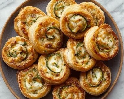 Jalapeno Popper Pinwheels ready to serve as a tasty appetizer.
