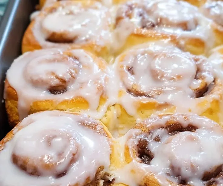 Fluffy cinnamon rolls made with the best cinnamon roll dough recipe