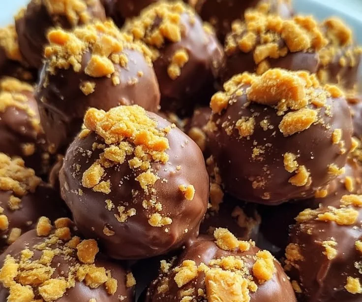 Delicious Butterfinger Balls for New Year and baseball-themed desserts